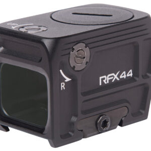 Viridian 9810112 RFX44 Black Anodized 1 x 21 mm x 16.5 mm 5 MOA Green Dot ACRO Footprint/Picatinny Low Mount