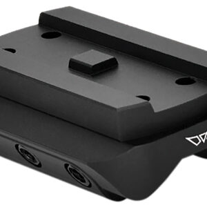 Warne 6111M Mini Red Dot Mount Shotgun Rib Black Anodized Aluminum Fits Holosun/Sig Romeo5/Vortex Crossfire/Aimpoint Micro H1-H2/ Aimpoint T1-T2