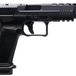 Canik HG6825N Mete SFx  9mm Luger 10+1 5.20" Black Nitride Match Grade Barrel, Black Optic Ready/Serrated Steel Slide, Black Polymer Frame w/Picatinny Rail, Aggressive Texture Grip