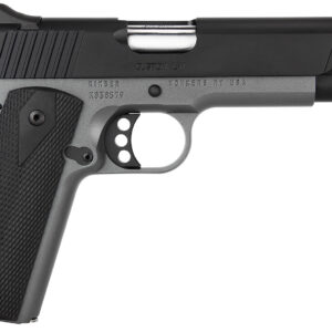 Kimber Mfg, Inc 3700693 Custom LW Shadow Ghost 45 ACP 8+1 5" Stainless Match Grade Barrel, KimPro Black Serrated Stainless Steel Slide, KimPro Gray Aluminum Frame w/Beavertail, Black Hogue Rubber Grip