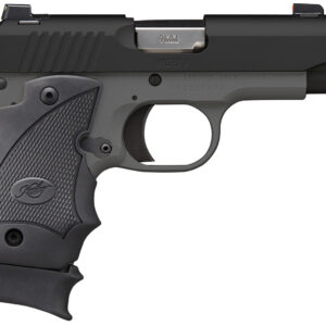 Kimber Mfg.,inc 3300246 Micro 9 MC TP 9mm 7+1 3.65" KimPro Black Stainless Steel Slide KimPro Gray Black Hogue Rubber Wraparound Grip