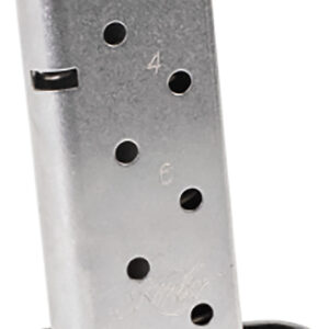 Kimber Mfg, Inc 1200845A Micro 9 7rd Extended 9mm Luger Silver Stainless Steel