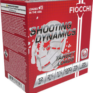 Fiocchi 12SD18H7 Shooting Dynamics Target 12Gauge 2.75" 1 1/8oz 7.5Shot 25 Per Box/10 Case