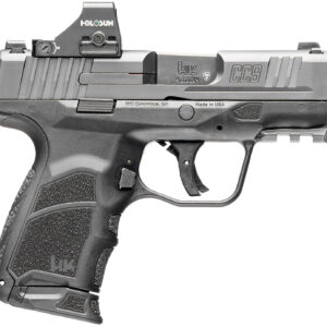 HK 81001132 CC9  9mm Luger 10+1 3.32" Black Polygonal Rifled Barrel, Optic Ready RMSc/407k Footprint/Serrated Steel Slide, Polymer Frame w/Picatinny Rail, Black Interchangeable Backstrap Grip