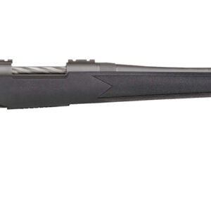 Mossberg 28259 Patriot Full Size 450 Bushmaster 4+1 20" Stainless Cerakote Fluted Threaded Barrel, Drilled & Tapped Stainless Cerakote Receiver, Black Fixed Synthetic Stock