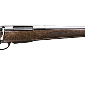 Tikka JRTXA75122MT T3x Hunter Full Size 6.5x55 Swedish 3+1 22.40" Matte Stainless Fluted Threaded Barrel, Matte Drilled & Tapped Stainless Steel Receiver, Fixed Oiled Walnut Wood Stock, Right Hand