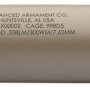 ADVANCED ARMAMENT COMPANY 86601 Titan-QD 338LM/8.6BLK 1.85" FDE Titanium
