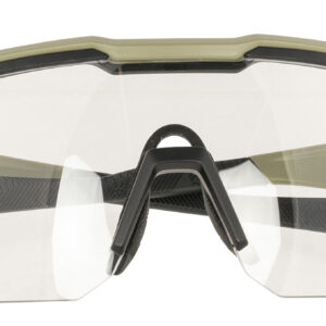 Radians XFPZ4511C  Safety Glasses Clear Lens Oversized Tan Frame