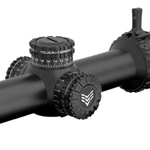 Swampfox Optics ARH16241RL Arrowhead Black 1-6x24mm 30mm Tube Guerrilla Dot MIL Red Reticle