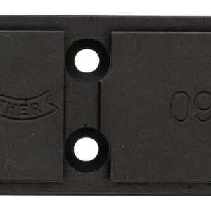 Walther Arms 5136208 Optic Plate  Black Steel Fits Walther PDP 2.0