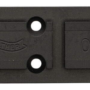 Walther Arms 5136211 Optic Plate  Black Steel Fits Walther PDP 2.0