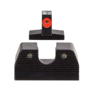 Trijicon 600891 HD XR Night Sight Set Green Tritium/Orange Outline Front, Green Tritium Rear, Black Frame, Fits FN FNP/FNX