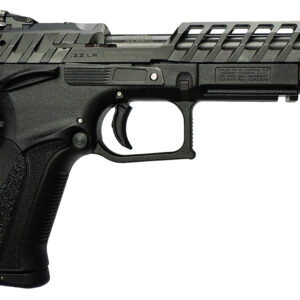 Grand Power 8588005808682 K22 X-Trim Mk23 22 LR 10+1 4.25" Black Barrel, Black Optic Cut/Serrated Slide, Black Steel Frame w/Beavertail, Interchangeable Backstrap Grip