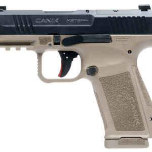Canik HG7884CABD-N Mete MC9L *CA Compliant 9mm Luger 10+1 3.18" Black Steel Barrel, Black Nitride Steel Serrated Slide, Flat Dark Earth Polymer Frame w/Picatinny Rail, Interchangeable Backstrap Grip