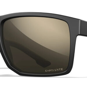 Wiley X AC6FND04 Founder Tungsten Mirror Lens Polycarbonate Matte Black w/ Tan Frame Frame