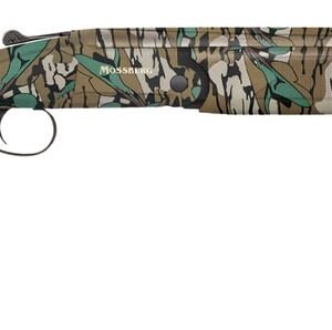 Mossberg  Silver Reserve Eventide 410 Gauge Break Open 3" 2rd 20" Overall Mossy Oak Greenleaf Over/Under Vent Rib Barrel, Receiver w/Engraved Logo, Mossy Oak Greenleaf Fixed Synthetic Stock