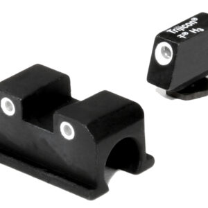 Trijicon 600505 Bright & Tough Night Sights  Green/Tritium White Outline Front Sight-Green/Tritium White Outline Rear Sight Walther Arms P99/PPQ/PPQ M2