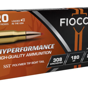 Fiocchi 308HSC Hyperformance 308Win 180gr Super Shock Tip 20 Per Box/10 Case