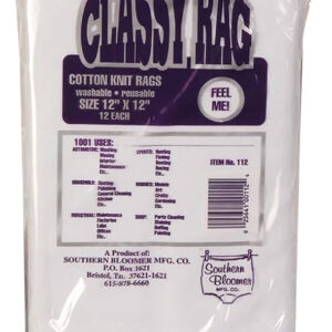 Southern Bloomer 112 Cleaning Patches Cotton 12" x 12" 12 Per Bag