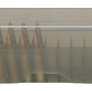 MTM Case-Gard J20M41 Slip-Top Ammo Box  Multi-Caliber Clear Smoke Polypropylene 20rd