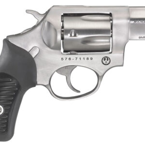Ruger 5783 SP101  9mm Luger  2.25" Barrel 5rd Triple-Locking Cylinder, Satin Stainless Steel, Cushioned Rubber With Synthetic Insert Grip, Transfer Bar Safety