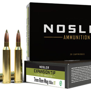 Nosler 40032 E-Tip 7mmRemMag 150gr E Tip Lead Free 20 Per Box/10 Case