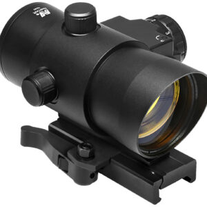 NcStar DLB140R 40mm Red Dot with Red Laser  Black Anodized 1 x 3 MOA Red Dot