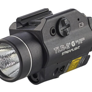 Streamlight 69250 TLR-2 G Gun Light  Black Anodized 300 Lumens White LED/Green Laser