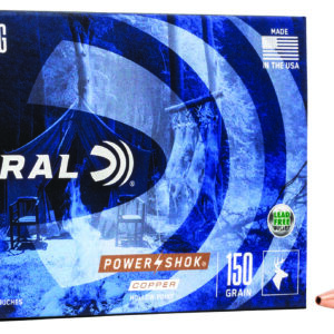 Federal 24385LFA Power-Shok 243Win 85gr Copper Hollow Point 20 Per Box/10 Case