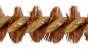 Pro-Shot 270R Bore Brush .270 Cal Rifle #8-32 Thread Bronze Bristles Brass Core