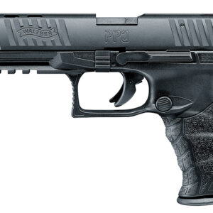 Walther Arms 5100302 PPQ M2 22 LR 12+1 5" Threaded Steel Barrel, Matte Black Tenifer Serrated/Steel Slide, Black Polymer Frame w/Picatinny Rail, Black Polymer Grips