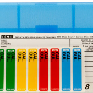 MTM Case-Gard RL5024 Case-Gard R-50 Multi-Caliber Clear Blue Polypropylene 50rd