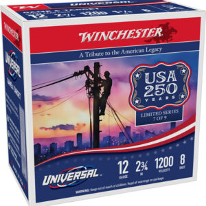 WINCHESTER LIGHT TARGET 12GA - 2.75" 1-1/8 #8 200RD CASE
