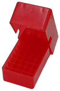 MTM AMMO BOX 38/357 50 RDS - SLIP TOP STYLE