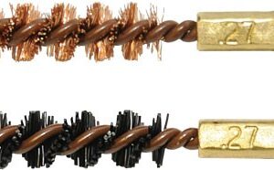 OTIS BORE BRUSH .27 CAL 2-PK - 1-NYLON 1-BRONZE 8-32 THREAD