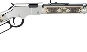 HENRY H4 SILVER AMERICAN EAGLE - 22S/L/LR 20" OCTAGON WALNUT
