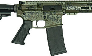 GLFA AR15 PISTOL 223 WYLDE - BUNDLE W/ 5 KNIVES LICHEN GRN