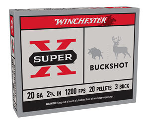 WIN SUPERX 20GA 2.75 #3BK 20PL 5/250