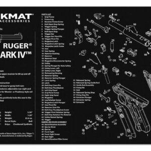 TekMat 11x17 Gun Cleaning Mat- Ruger Mark IV TekMat