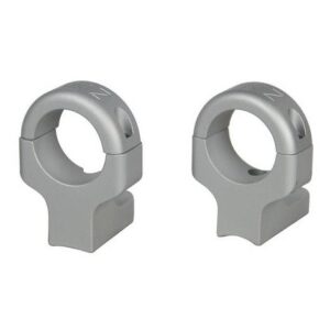 DNZ Game Reaper 2 2-Piece Ringmount (2 screws) - 1" High Silver Fits Howa 1500 Mossberg 100ATR 4X4 MVP Weatherby Vanguard Remington 7007217227
