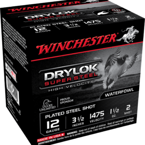 WINCHESTER DRYLOK SUPER STEEL 12G 3.5" 1.5OZ #2 SHT 25RD/250RD