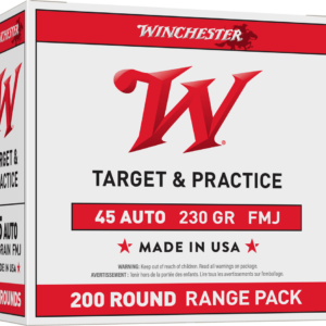 WINCHESTER USA VALUE PACK 45ACP 23GR 200RD BOX