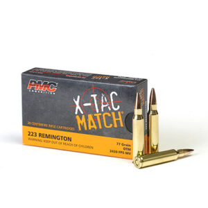 PMC 223XM 223REM 77GR OTM 20RD BX 800RD CASE