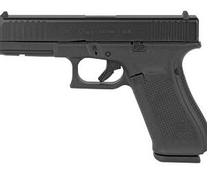 Glock G17 Gen5 9mm Luger 4.49in Matte Black Steel Pistol - 17+1 Rounds - Black