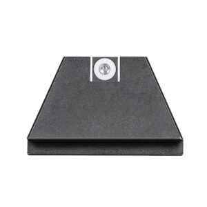 Night Fision GLK004013WGZ Suppressor Height Sights For Glock  Green Tritium White Outline Front Sight-Black/Blank Rear Sight Glock 17/17L/19