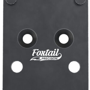 Foxtail Precision 100001 Red Dot Adapter Plate for Optics-Ready Pistol  Black Anodized CZ P10