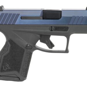 Taurus 1-GX4M931-B GX4  Micro-Compact Frame 9mm Luger 13+1 3.06" Satin Black DLC Stainless Steel Barrel, Blue PVD Serrated Alloy Steel Slide, Matte Black Stainless Steel Frame, Textured Grip