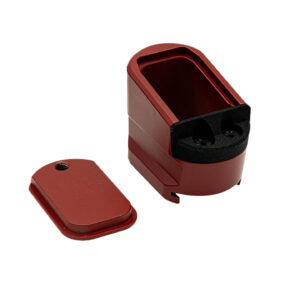 Shield Arms MPME5RED Magazine Extension 5rd Compatible w/ Shield Arms M&P 2.0 Red Anodized Aluminum