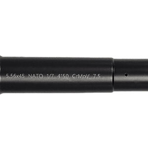 Lead & Steel Llc LS556MED-PIST-7.5 AR9  5.56NATO Government Profile Black Nitride Chrome Moly Vanadium