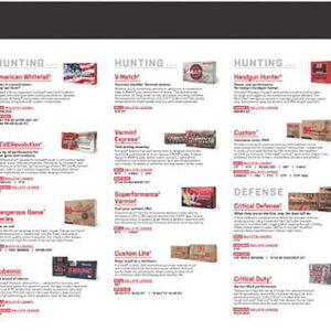 Hornady 99166 Counter Mat Ammo Guide Black/White Rubber 35"x14"